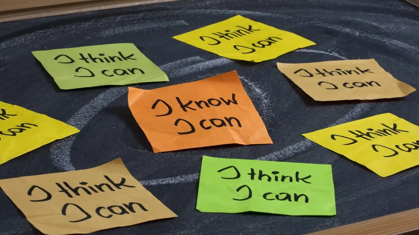 Confident professional weighing a decision, representing the neuroscience of self-assured decision making