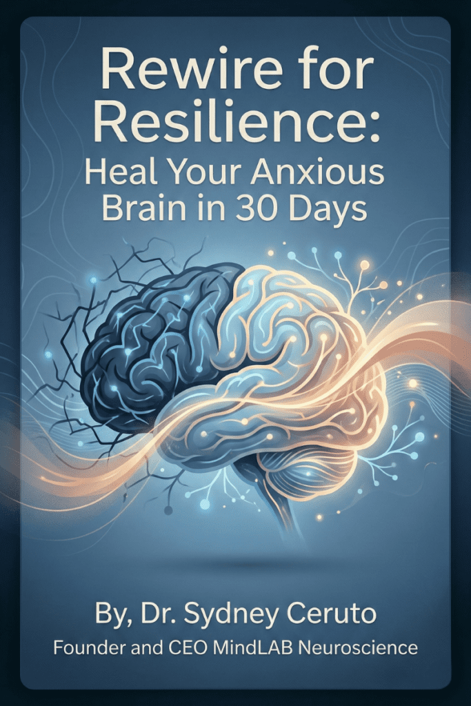 Rewire for Resilience: Break Your Reactive Patterns and Reclaim Your Power – Book by Dr. Sydney Ceruto, neuroscience expert on neuroplasticity and executive resilience